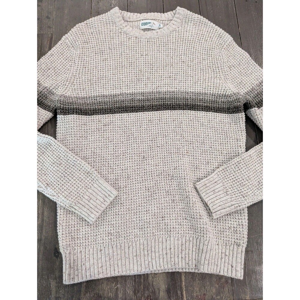 WELLEN Huckberry Knit Crew Neck Sweater Size XL Casual Business Preppy City